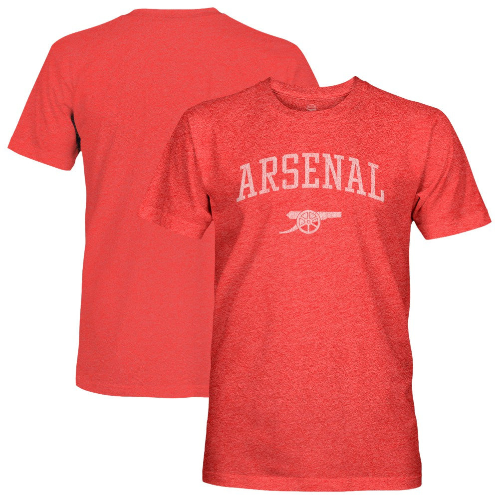 Arsenal 1863FC Athletic Wordmark Vintage Tri-Blend T-Shirt -  Red