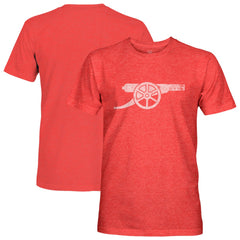 Arsenal 1863FC Mono Badge Vintage Tri-Blend T-Shirt -  Red