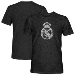 Real Madrid 1863FC Mono Badge Vintage Tri-Blend T-Shirt -  Black