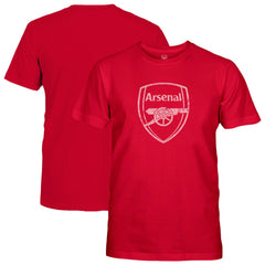 Arsenal 1863FC Youth Mono Badge T-Shirt -  Red