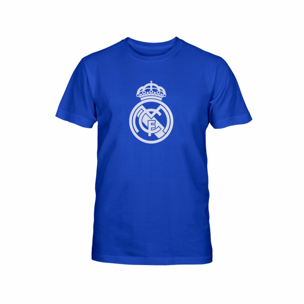 Real Madrid 1863FC Youth Mono Badge T-Shirt -  Blue