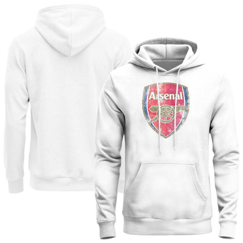Arsenal 1863FC Color Badge Fleece Hoodie -  White