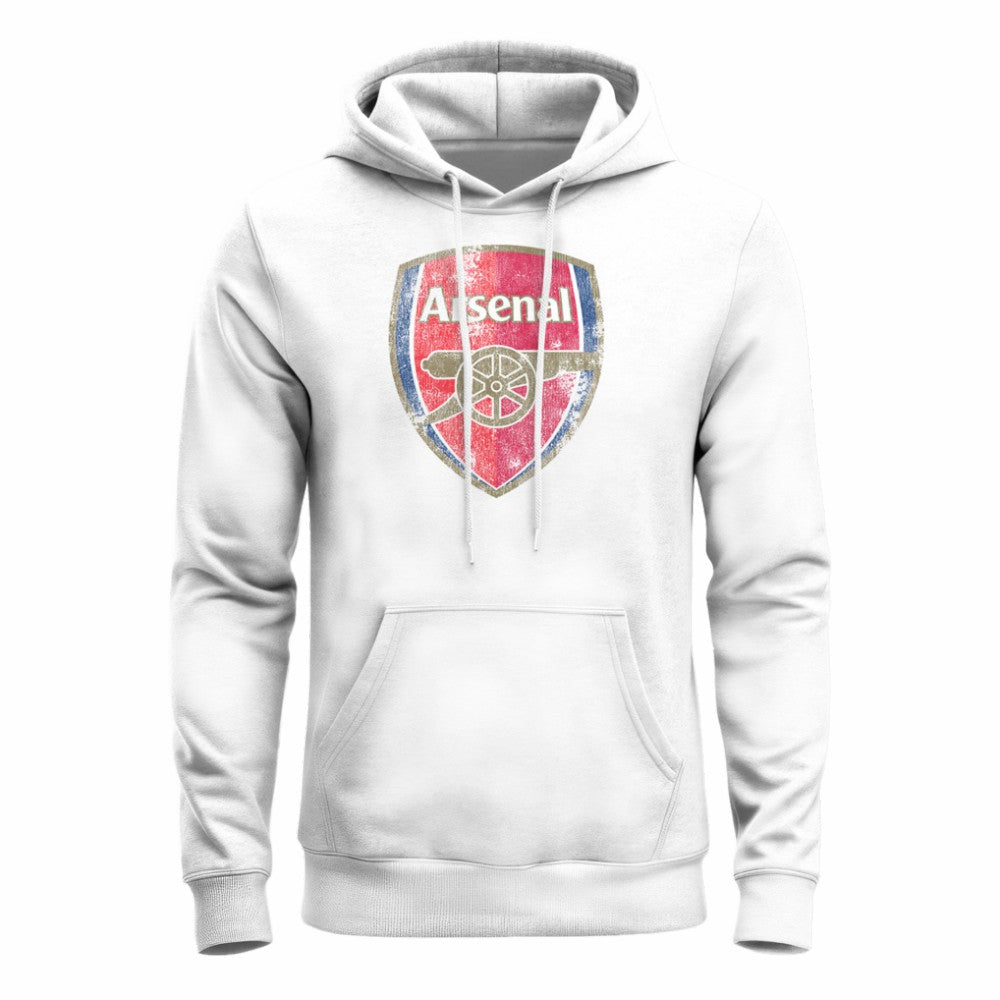 Arsenal 1863FC Color Badge Fleece Hoodie -  White