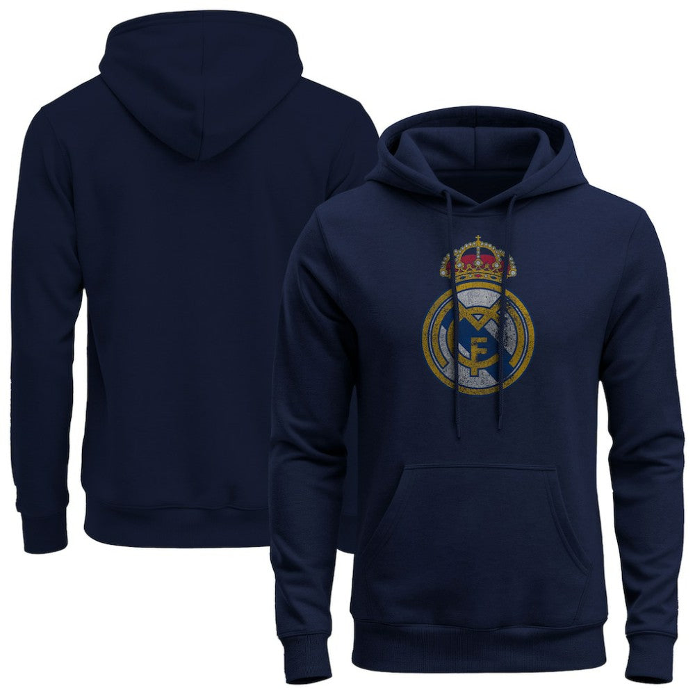 Real Madrid 1863FC Color Badge Fleece Hoodie -  Navy