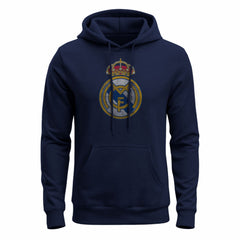 Real Madrid 1863FC Color Badge Fleece Hoodie -  Navy