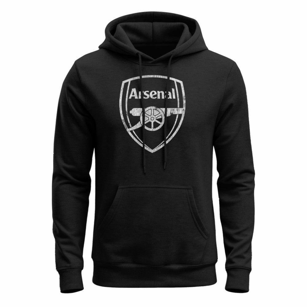 Arsenal 1863FC Mono Badge Fleece Hoodie -  Black
