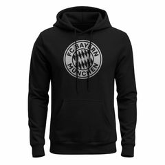 Bayern Munich 1863FC Mono Badge Fleece Hoodie -  Black