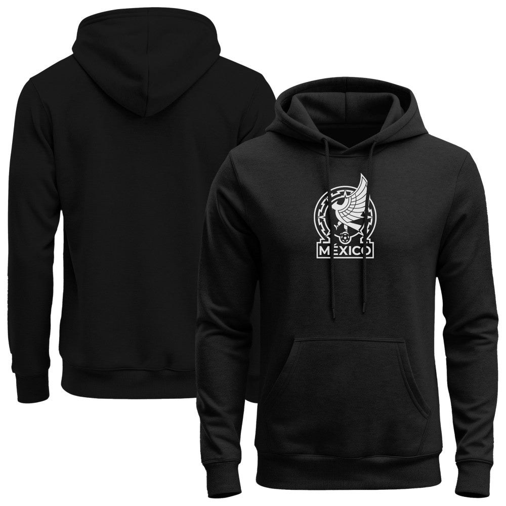 Mexico National Team 1863FC Mono Badge Fleece Hoodie -  Black