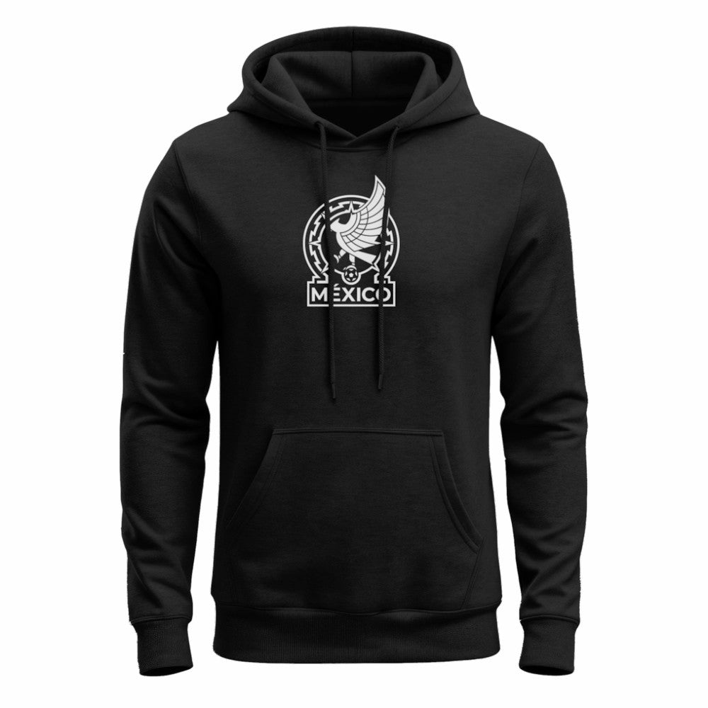 Mexico National Team 1863FC Mono Badge Fleece Hoodie -  Black