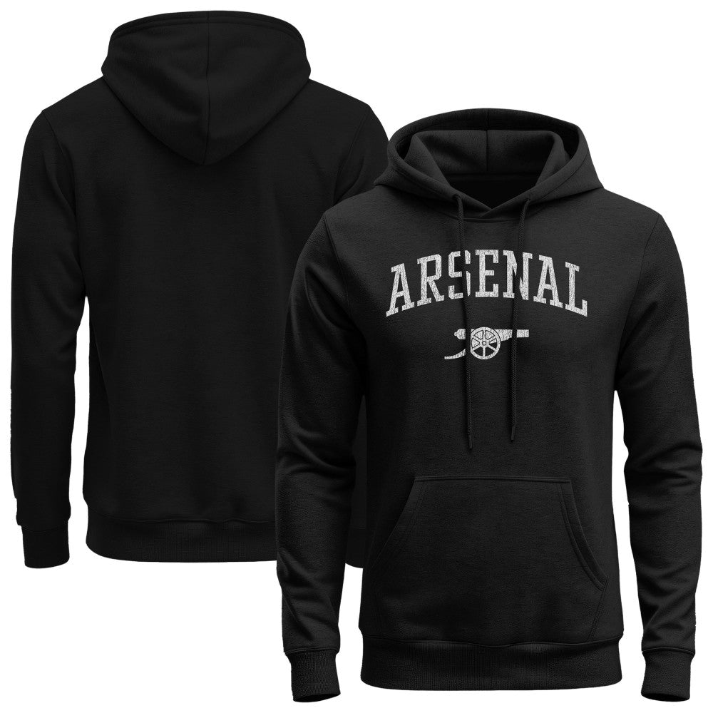 Arsenal 1863FC Athletic Wordmark Fleece Hoodie -  Black