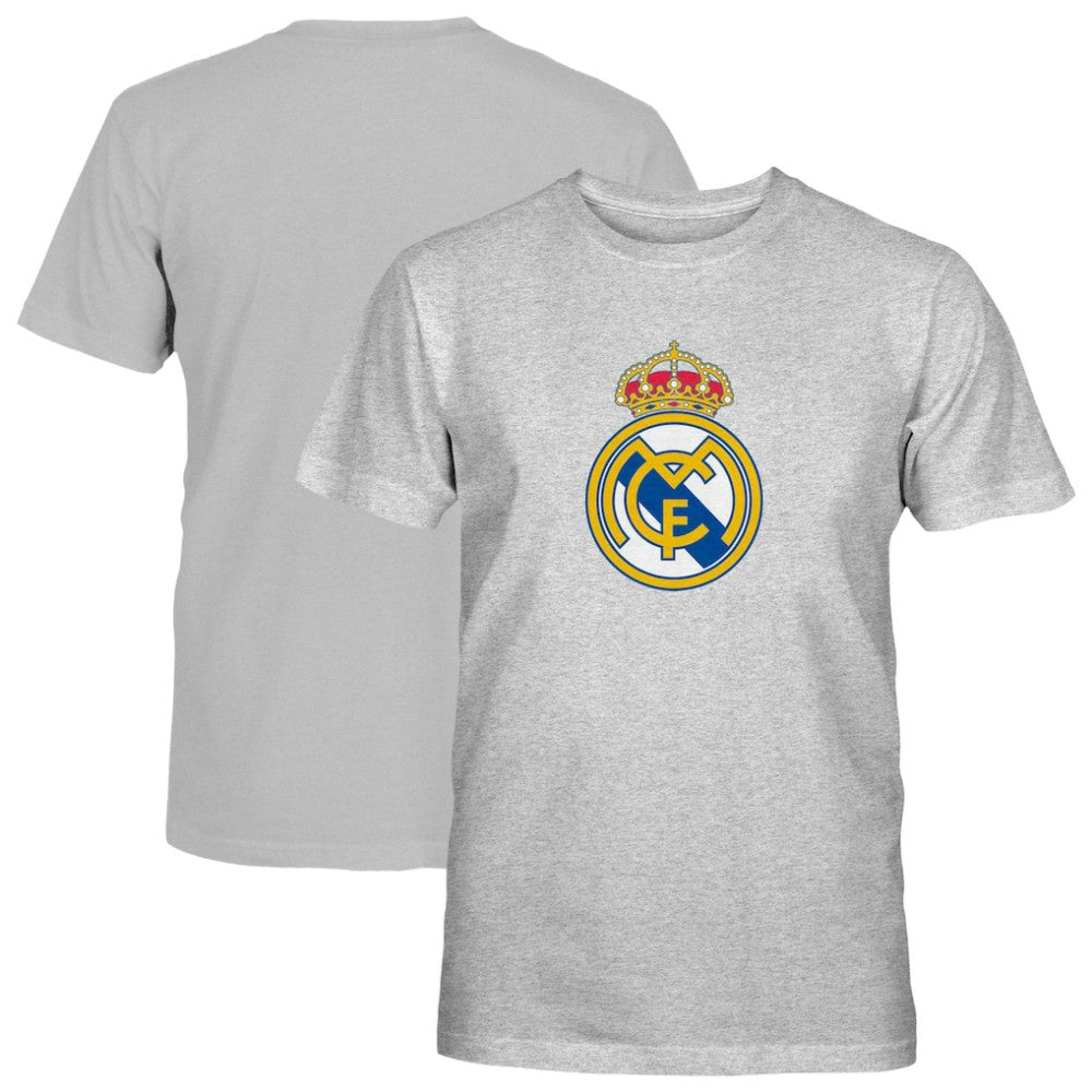 Real Madrid 1863FC Youth Color Badge T-Shirt -  Gray