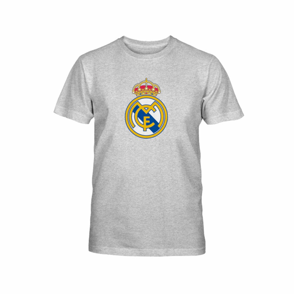Real Madrid 1863FC Youth Color Badge T-Shirt -  Gray