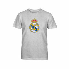 Real Madrid 1863FC Youth Color Badge T-Shirt -  Gray