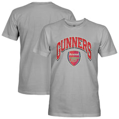 Arsenal 1863FC Wordmark Cotton T-Shirt -  Gray