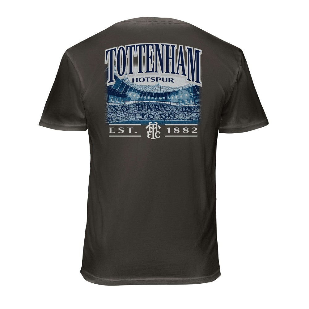 Tottenham Hotspur 1863FC Wordmark Cotton T-Shirt -  Gray