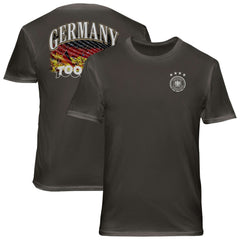 Germany National Team 1863FC Wordmark Cotton T-Shirt -  Gray