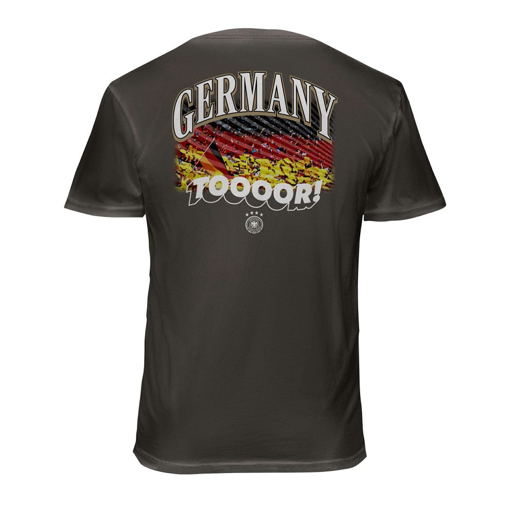 Germany National Team 1863FC Wordmark Cotton T-Shirt -  Gray