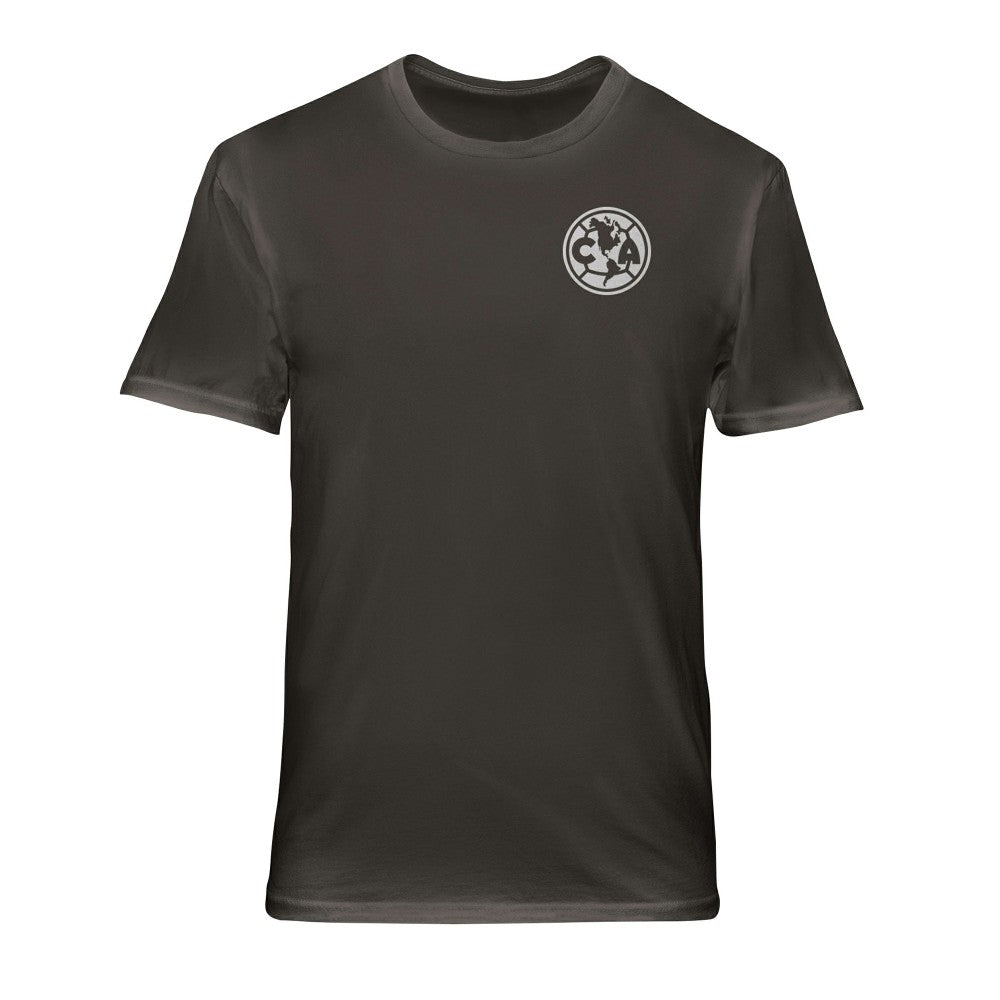 Club America 1863FC Wordmark Cotton T-Shirt -  Gray