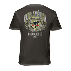 Club America 1863FC Wordmark Cotton T-Shirt -  Gray
