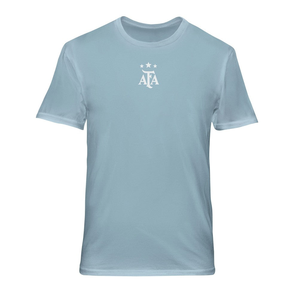 Argentina National Team 1863FC Back Wordmark Soft Wash T-Shirt -  Light Blue