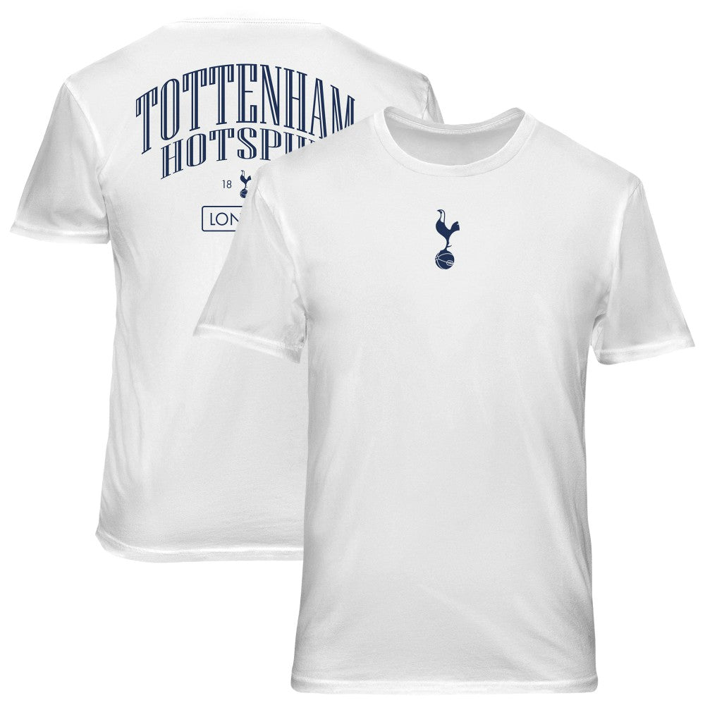 Tottenham Hotspur 1863FC Back Wordmark Soft Wash T-Shirt -  White