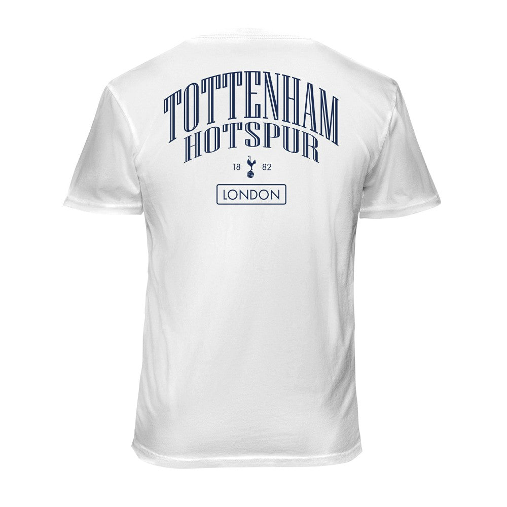 Tottenham Hotspur 1863FC Back Wordmark Soft Wash T-Shirt -  White