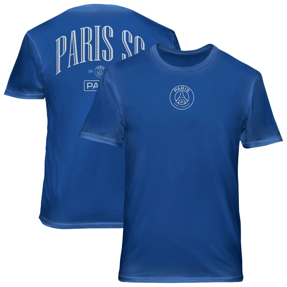 Paris Saint-Germain 1863FC Back Wordmark Soft Wash T-Shirt -  Blue