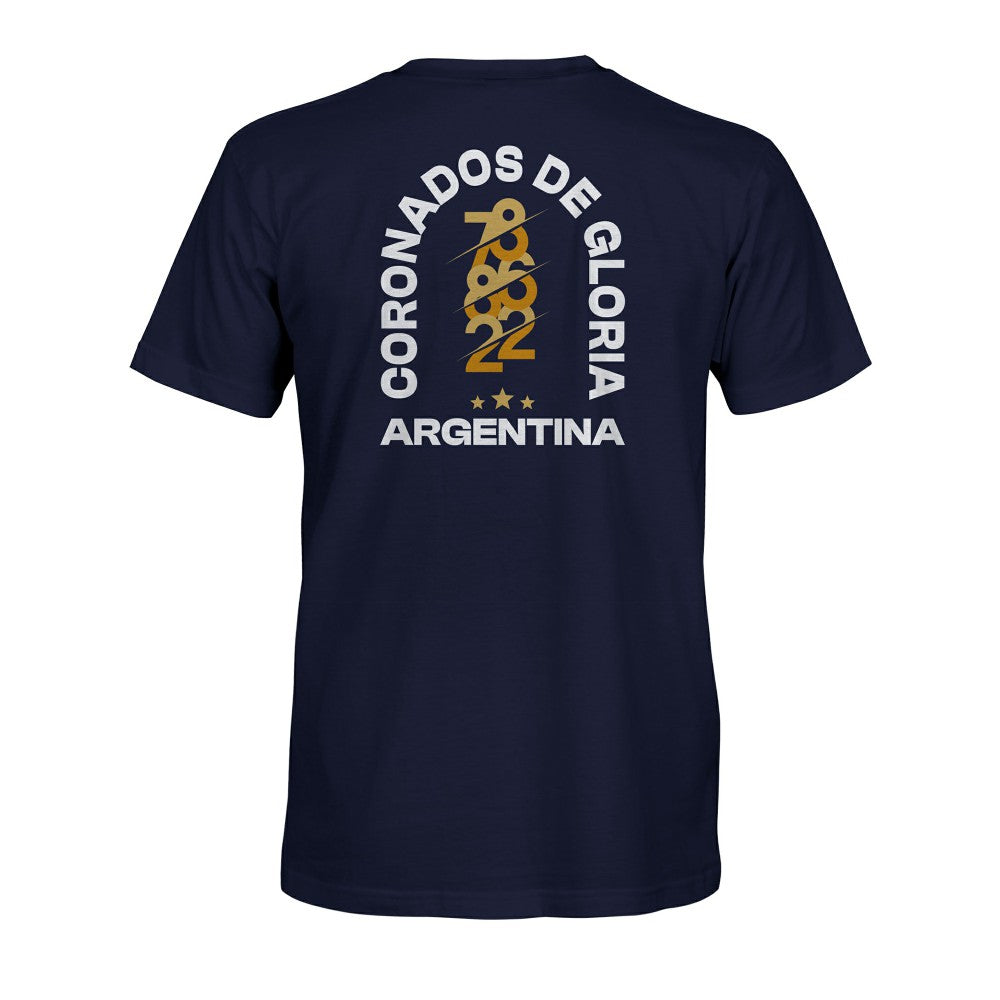 Argentina National Team 1863FC True To Glory Heavyweight T-Shirt -  Navy