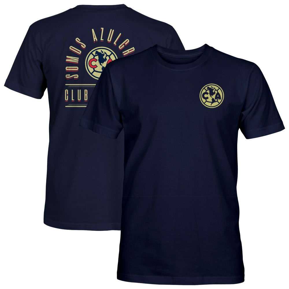 Club America 1863FC True To Glory Heavyweight T-Shirt -  Navy