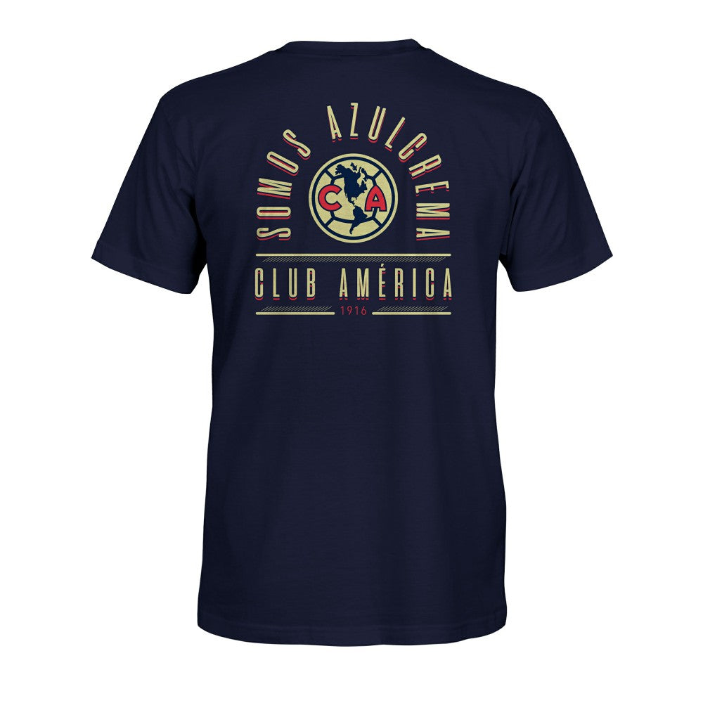 Club America 1863FC True To Glory Heavyweight T-Shirt -  Navy