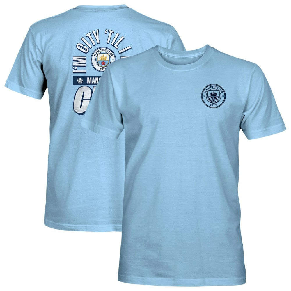 Manchester City 1863FC True To Glory Heavyweight T-Shirt -  Light Blue