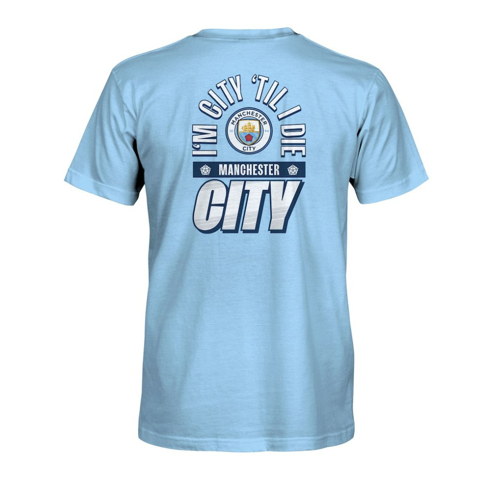 Manchester City 1863FC True To Glory Heavyweight T-Shirt -  Light Blue