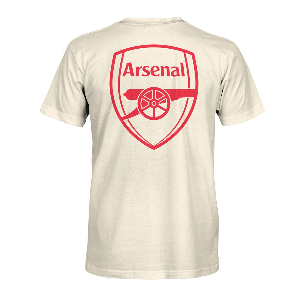 Arsenal 1863FC Emblem Heavyweight T-Shirt -  Cream