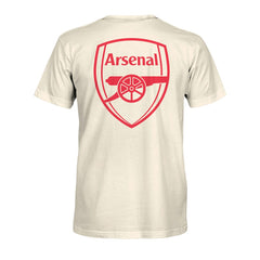 Arsenal 1863FC Emblem Heavyweight T-Shirt -  Cream