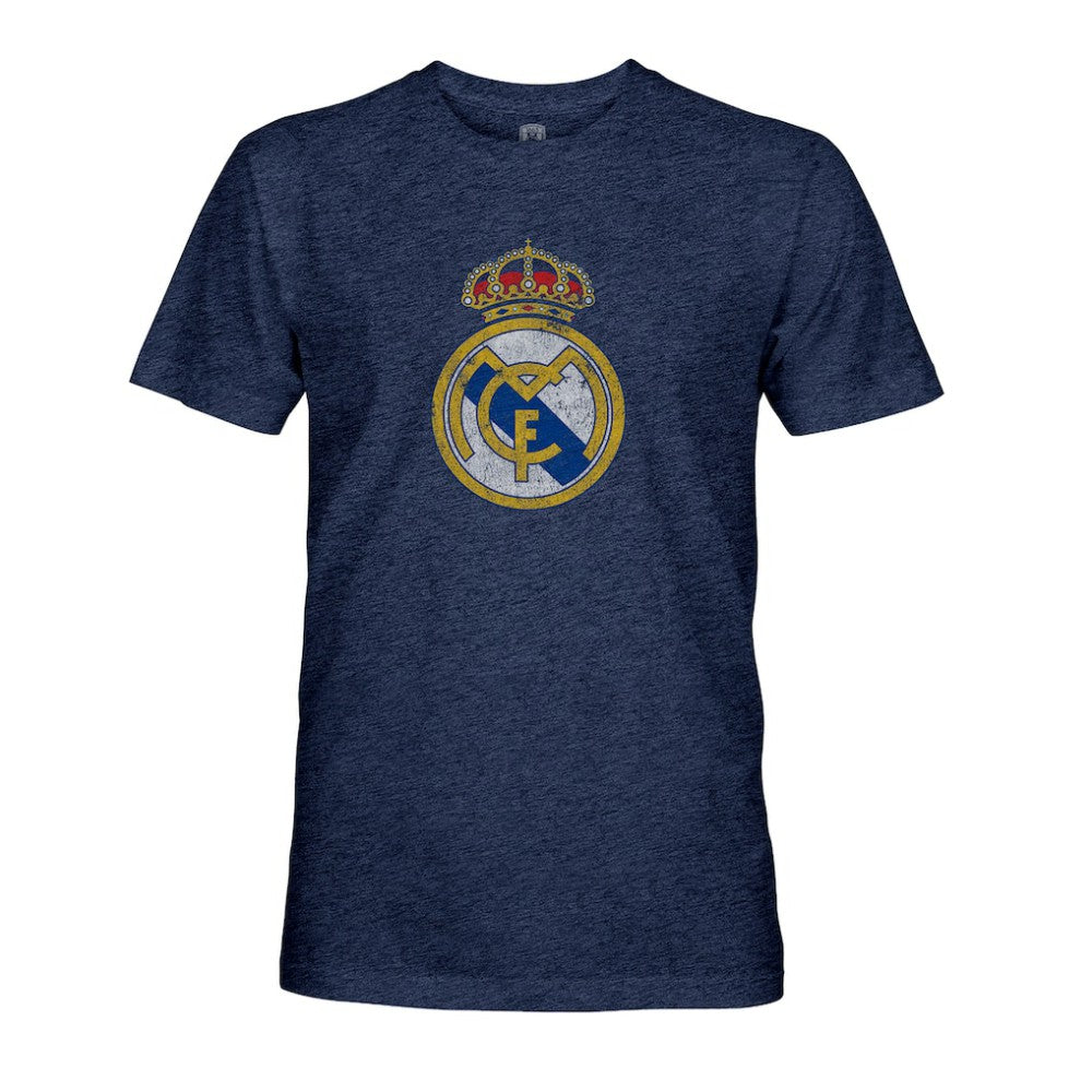 Real Madrid 1863FC Color Badge Tri-Blend T-Shirt -  Navy