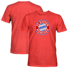 Bayern Munich 1863FC Color Badge Tri-Blend T-Shirt -  Red