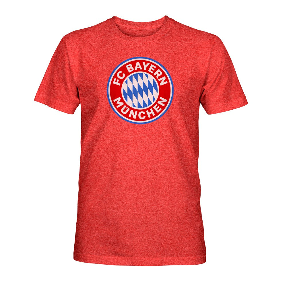 Bayern Munich 1863FC Color Badge Tri-Blend T-Shirt -  Red