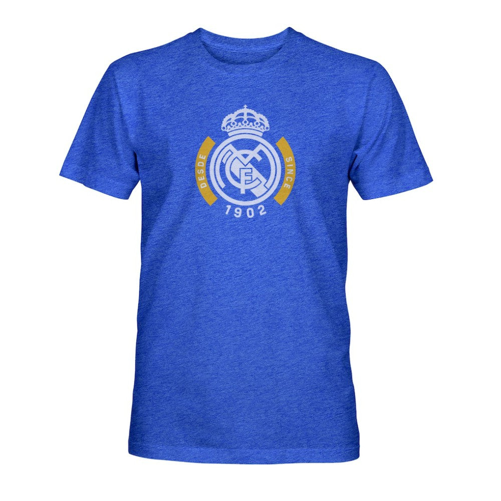 Real Madrid 1863FC Since Vintage Tri-Blend T-Shirt -  Blue