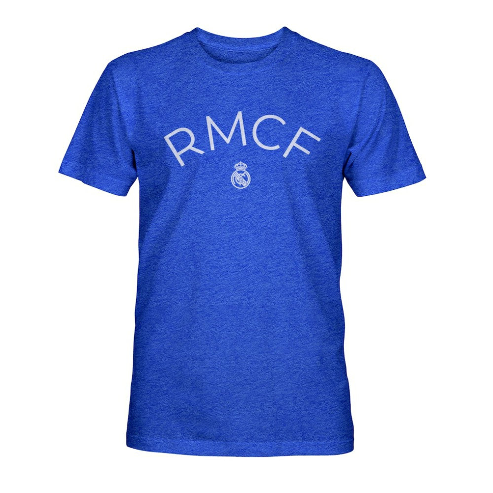 Real Madrid 1863FC Team Arch Vintage Tri-Blend T-Shirt -  Blue