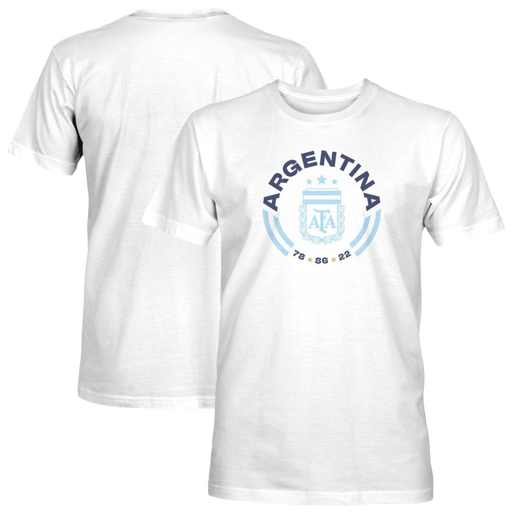 Argentina National Team 1863FC Established Location T-Shirt -  White