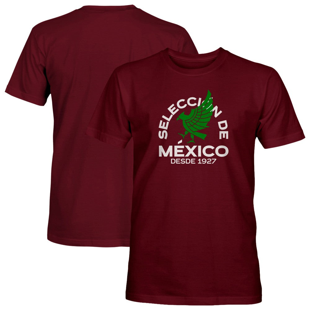 Mexico National Team 1863FC Established Location T-Shirt -  Maroon