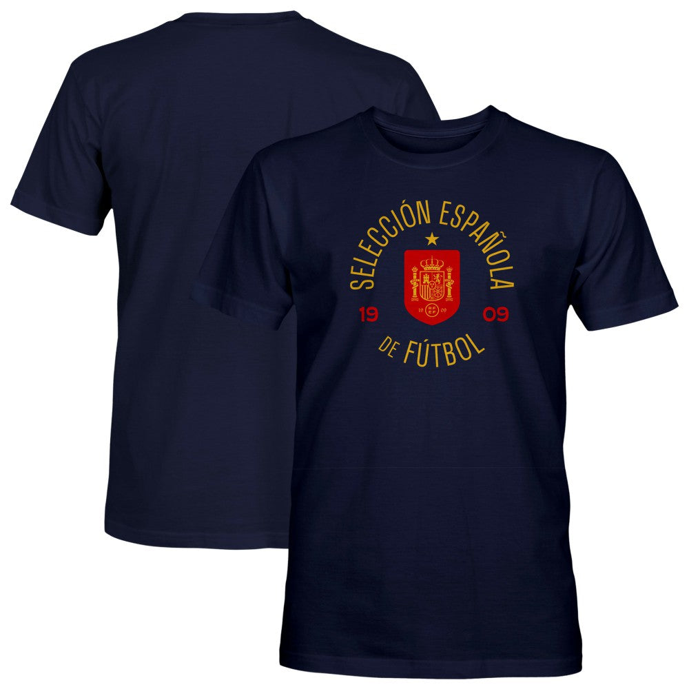 Spain National Team 1863FC Established Location T-Shirt -  Navy