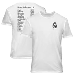 Real Madrid 1863FC Championships Soft Wash T-Shirt -  White