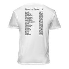 Real Madrid 1863FC Championships Soft Wash T-Shirt -  White