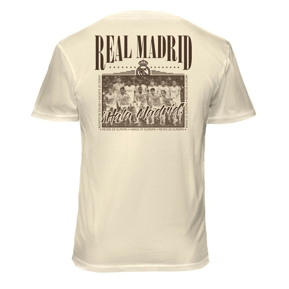 Real Madrid 1863FC Vintage Soft Wash T-Shirt -  Cream