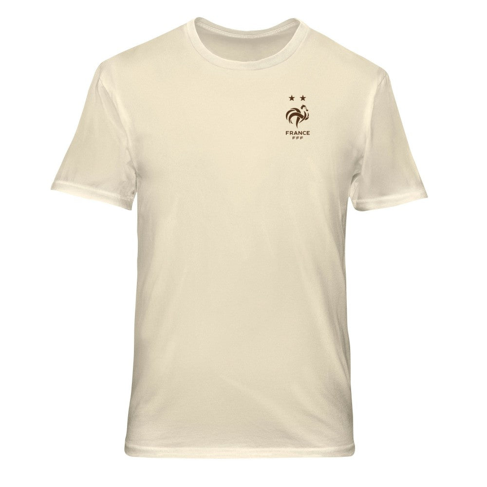 France National Team 1863FC Vintage Soft Wash T-Shirt -  Cream