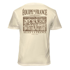 France National Team 1863FC Vintage Soft Wash T-Shirt -  Cream