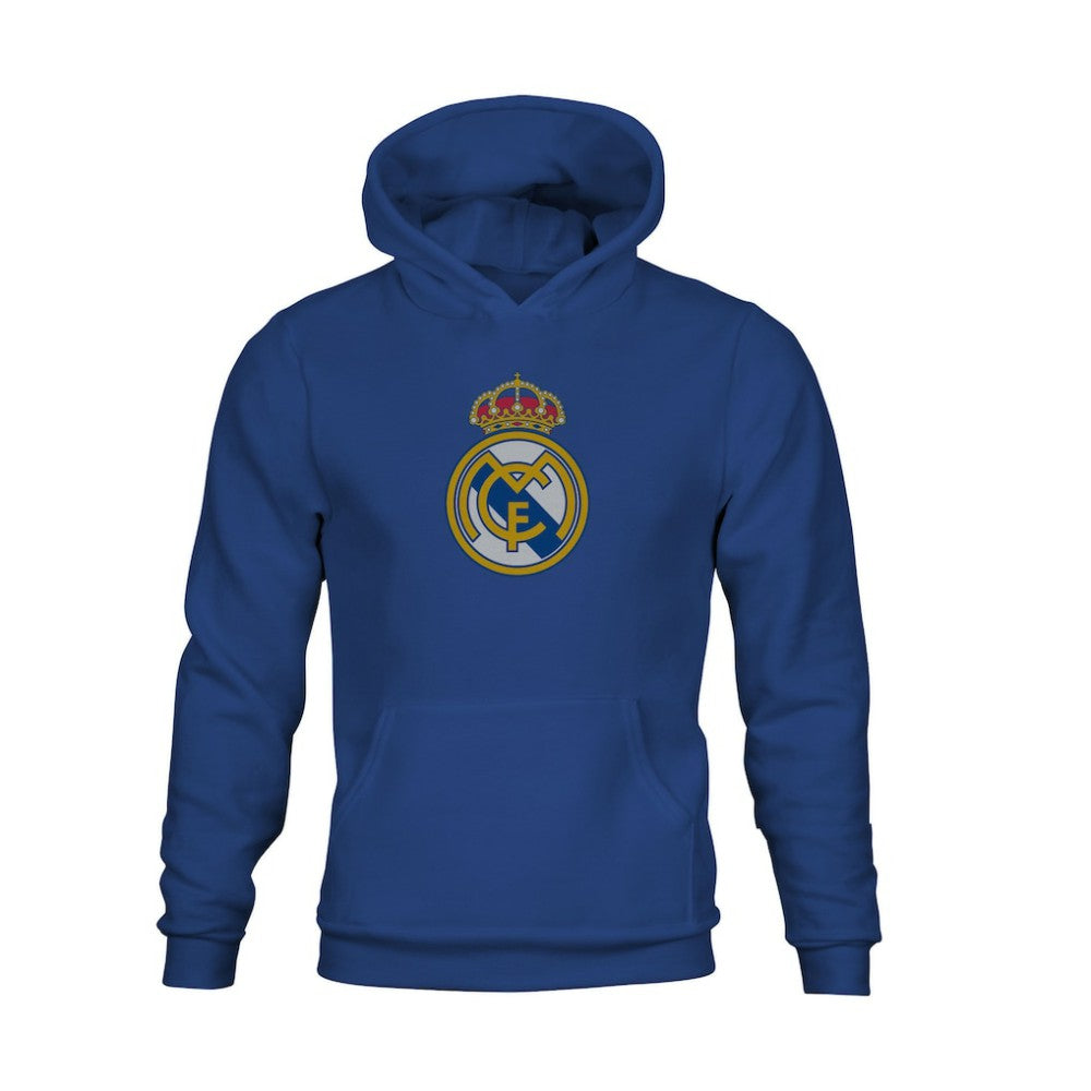 Real Madrid 1863FC Youth Color Badge Fleece Hoodie -  Blue