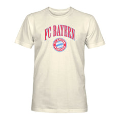 Bayern Munich 1863FC Retro Stripes T-Shirt -  Cream