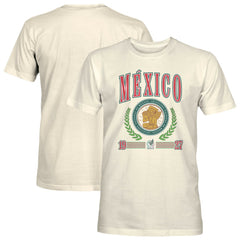 Mexico National Team 1863FC Retro Stripes T-Shirt -  Cream
